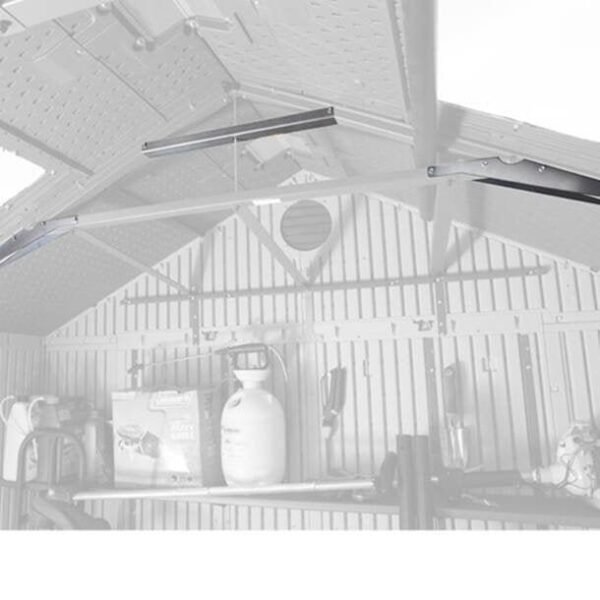 D Plastic Storage Shed 8 ft. W x 20 ft