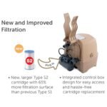 Intex: PureSpa: Sahara Tan Inflatable Hot Tub Set – 6 Person – 85″ Round Outdoor Heated Bubble Spa, Jet Massage, Cover, Hard Water Treatment System