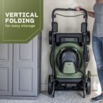 Green Machine 62V 23-Inch Self-Propelled Brushless Cordless Electric Lawn Mower, Includes Two 4.0Ah Batteries and Rapid Charger