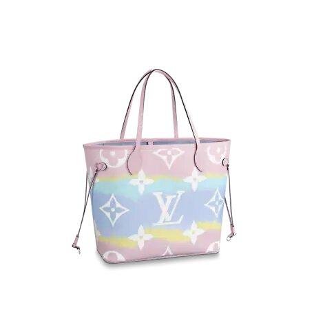Louis Vuitton ESCALE NEVERFULL MM Pastel Pink