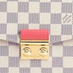 Louis Vuitton CROISETTE CHAIN WALLET Rose Papaye Pink