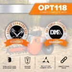 Detail K2 OPT118 18 in. 7 HP Trencher with kohler CH270 Command PRO Commercial Gas Engine