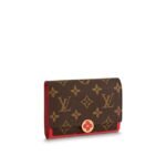 Louis Vuitton FLORE COMPACT WALLET COQUELICOT