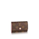 Louis Vuitton 6 KEY HOLDER Rose Ballerine
