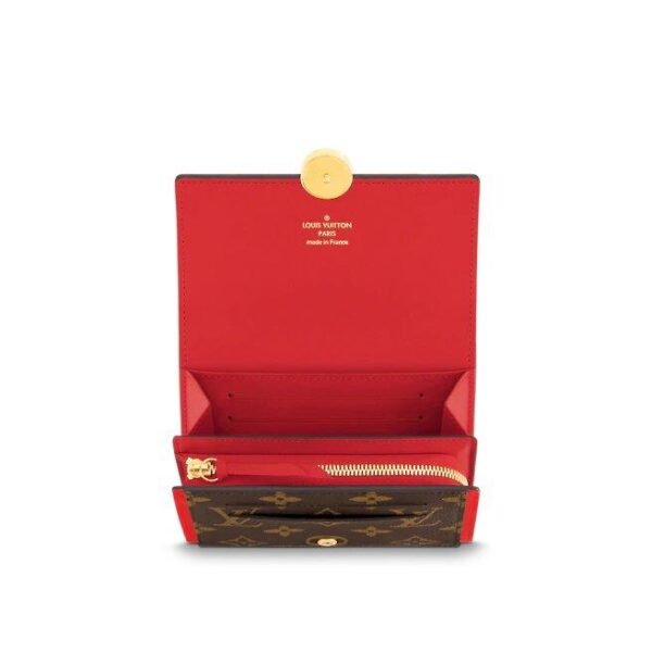 Louis Vuitton FLORE COMPACT WALLET COQUELICOT