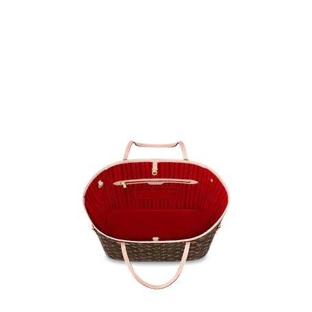 Louis Vuitton NEVERFULL MM Bag Cerise Red