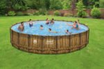 Coleman Power Steel 22′ x 52 Round Above Ground Pool Set