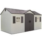 Lifetime 15 ft. x 8 ft. Resin Outdoor Garden Shed
