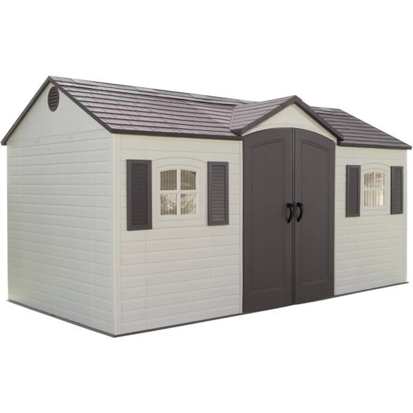 Lifetime 15 ft. x 8 ft. Resin Outdoor Garden Shed