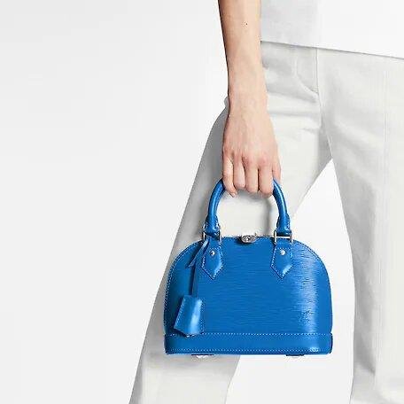 Louis Vuitton ALMA BB Lazuli Blue