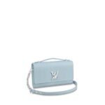 Louis Vuitton LOCKME CLUTCH Olympe Blue