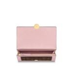 Louis Vuitton FLORE CHAIN WALLET Rose Ballerine Pink