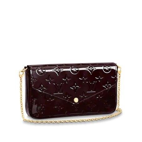 Louis Vuitton FÉLICIE POCHETTE Amarante Red