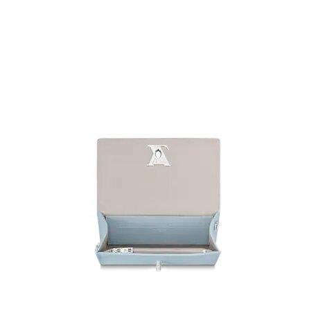 Louis Vuitton LOCKME CLUTCH Olympe Blue