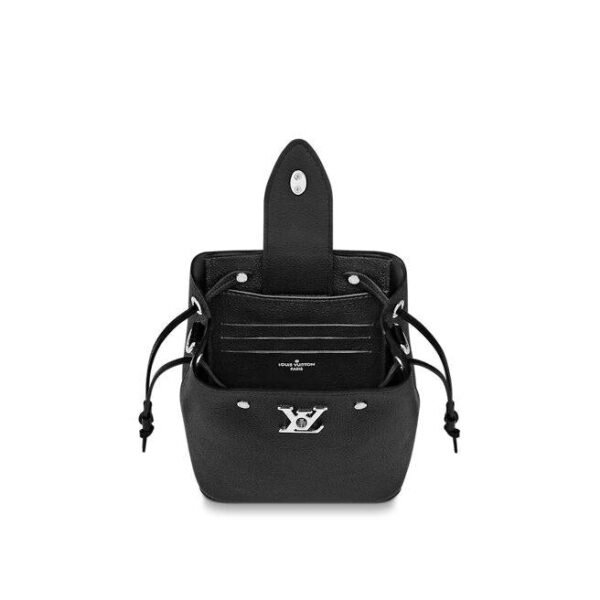 Louis Vuitton NANO LOCKME BUCKET BLACK