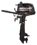 Mercury 5hp Tiller FourStroke Outboard Motor – 15″ Shaft, Manual Tilt/Trim, Manual Start