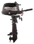 Mercury 5hp Tiller FourStroke Outboard Motor – 15″ Shaft, Manual Tilt/Trim, Manual Start