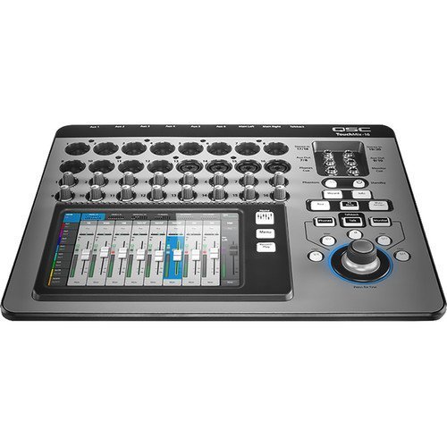 QSC TouchMix-16 Compact Digital Mixer with Watertight Road Case Kit