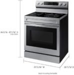 Samsung 6.3 cu. ft. Smart Freestanding Electric Range with No-Preheat Air Fry NE63A6711SS