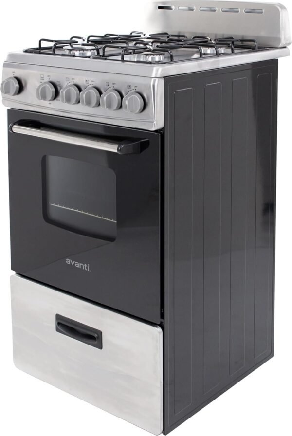 Avanti GR2013CSS 20″ Freestanding Gas Range