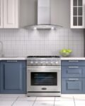 Cosmo 30 in. 4.5 Cu. Ft. Gas Range with 5 Sealed Burners, Convection Oven,