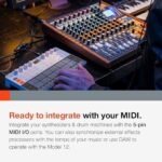 Tascam Model 12 All-in-One 12-track Digital Multitrack Mixing and Recording Studio, Mixer, USB Audio Interface and DAW Controller