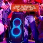 JBL Partybox Ultimate – Multi Purpose Party Speaker, with Wi-fi & Bluetooth Connectivity, Wireless, Lightshow, IPx4 Slashproof, Dual Mic & Guitar Inputs, Handle & Sturdy Wheels, Black