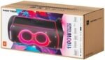 JBL Partybox Ultimate – Multi Purpose Party Speaker, with Wi-fi & Bluetooth Connectivity, Wireless, Lightshow, IPx4 Slashproof, Dual Mic & Guitar Inputs, Handle & Sturdy Wheels, Black