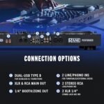 Rane PERFORMER 4-Channel Motorized DJ Controller, 7″ Platters with Displays, Precision Feel Faders, Stem Split, Advanced FX, Serato DJ Pro Included