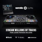 Rane PERFORMER 4-Channel Motorized DJ Controller, 7″ Platters with Displays, Precision Feel Faders, Stem Split, Advanced FX, Serato DJ Pro Included