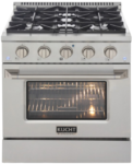 Kucht 30 Gas Range in Titanium