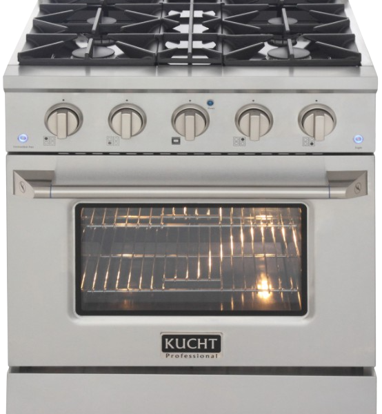 Kucht 30 Gas Range in Titanium