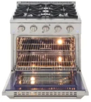Kucht 30 Gas Range in Titanium