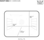 Kucht 30 Gas Range in Titanium