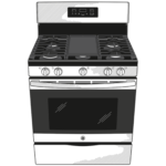 GE 30″ Freestanding Gas Range