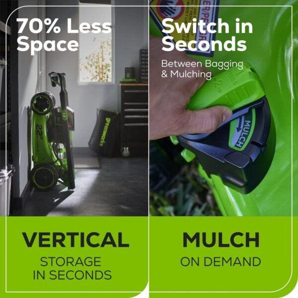 Greenworks Pro 60V 22″ Cordless Self-Propelled Push Lawn Mower – XportStore