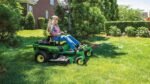 60V 42” Electric CrossoverZ Zero Turn Mower with (6) 8 Ah Batteries and (3) Dual Port Turbo Chargers